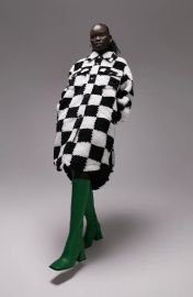 Topshop Checkerboard Jacket at Nordstrom